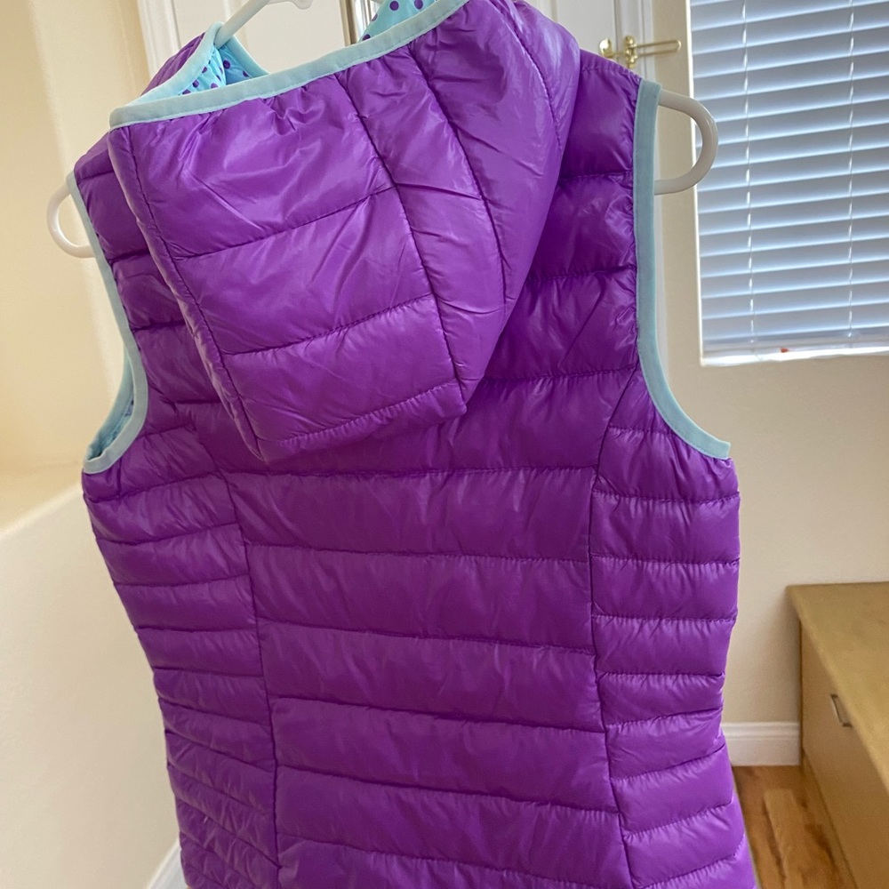Free country purple vest with hood size L(14/16) - Picture 8 of 12